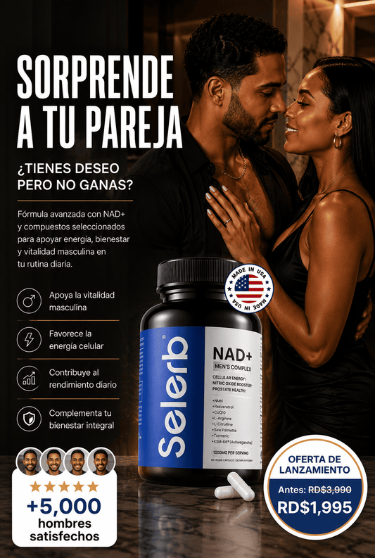 Suplemento Potenciador Masculino NAD+