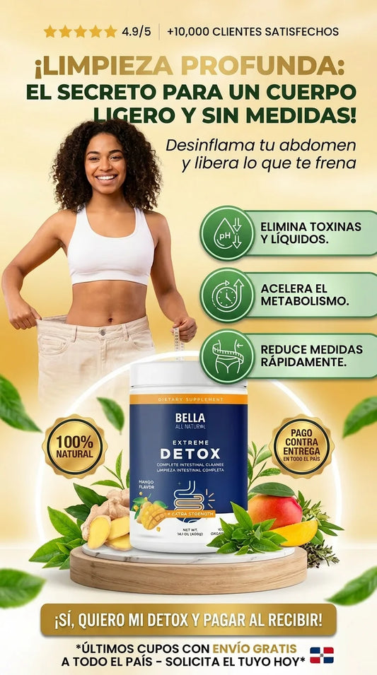 Desintoxicante intestinal Bella Al Natural| Tu bienestar importa