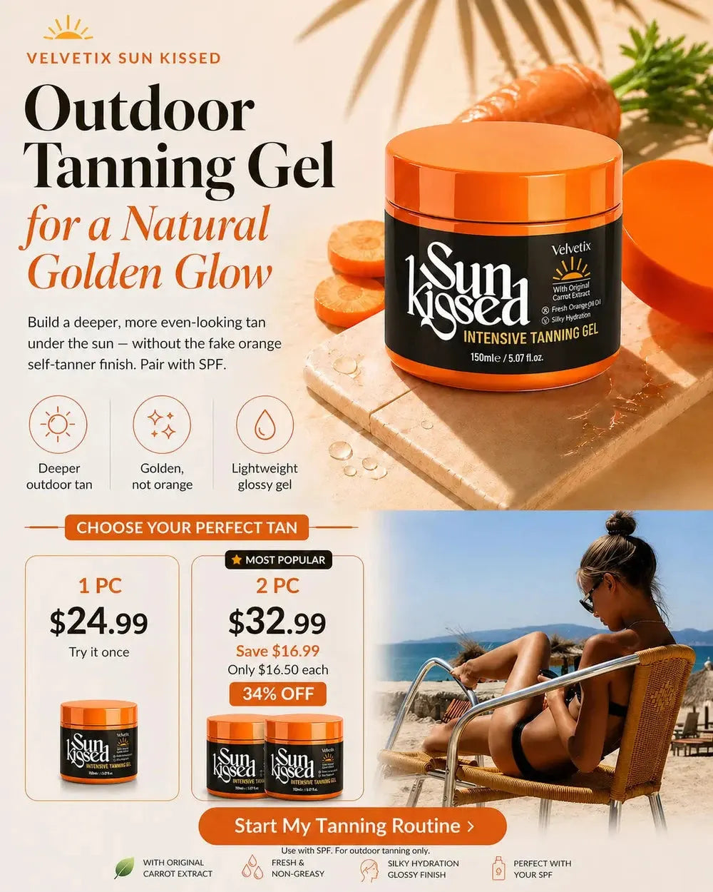 Gel Acelerador Para Broncear